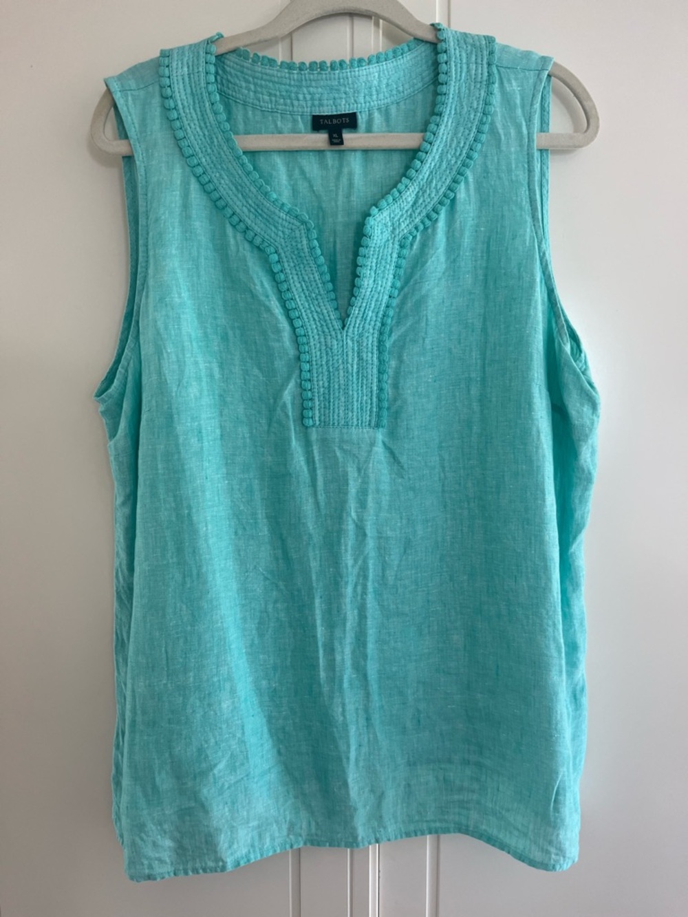 Talbots linen top - Size XL